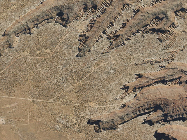 Aerial image of Utah Trust Land Dispersed Camping — Grand County, UT (38.5476, -109.7149)