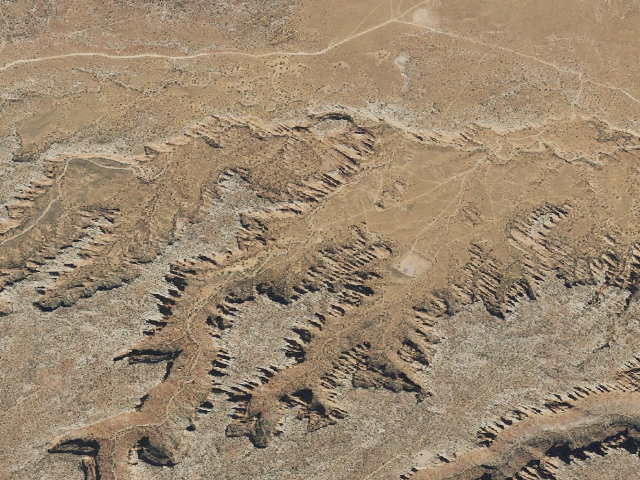 Aerial image of Utah Trust Land Dispersed Camping — Grand County, UT (38.5820, -109.7410)