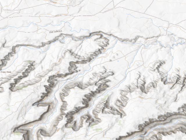 USGS topographic map of Utah Trust Land Dispersed Camping — Grand County, UT (38.5820, -109.7410)