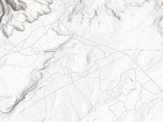 USGS topographic map of Utah Trust Land Dispersed Camping — Grand County, UT (38.5893, -109.8793)