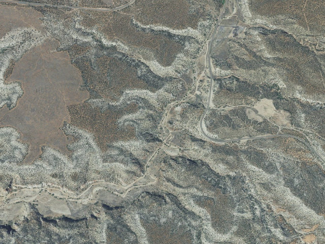 Aerial image of Utah Trust Land Dispersed Camping — Kane County, UT (37.2058, -112.6901)