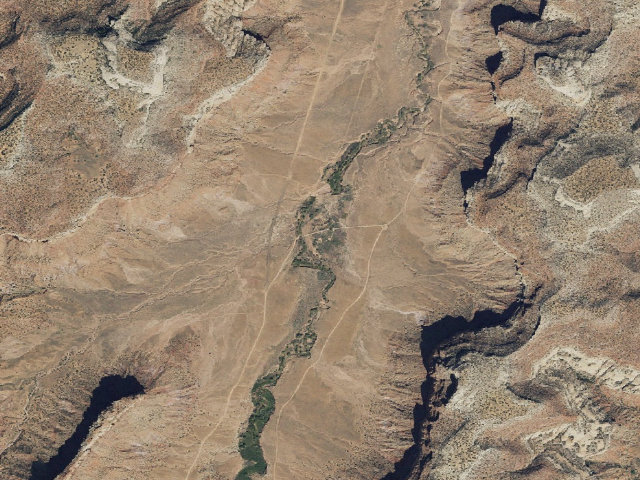 Aerial image of Utah Trust Land Dispersed Camping — San Juan County, UT (38.0283, -109.5884)