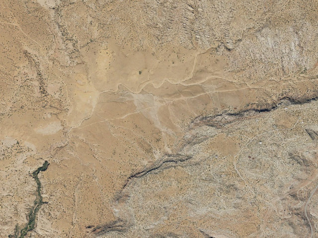Aerial image of Utah Trust Land Dispersed Camping — San Juan County, UT (38.4165, -109.4665)