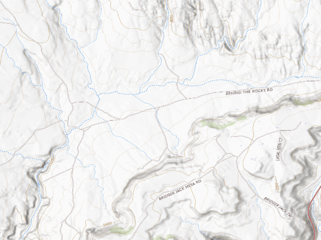 USGS topographic map of Utah Trust Land Dispersed Camping — San Juan County, UT (38.4165, -109.4665)