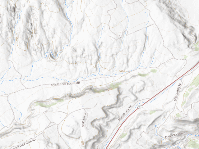 USGS topographic map of Utah Trust Land Dispersed Camping — San Juan County, UT (38.4220, -109.4486)