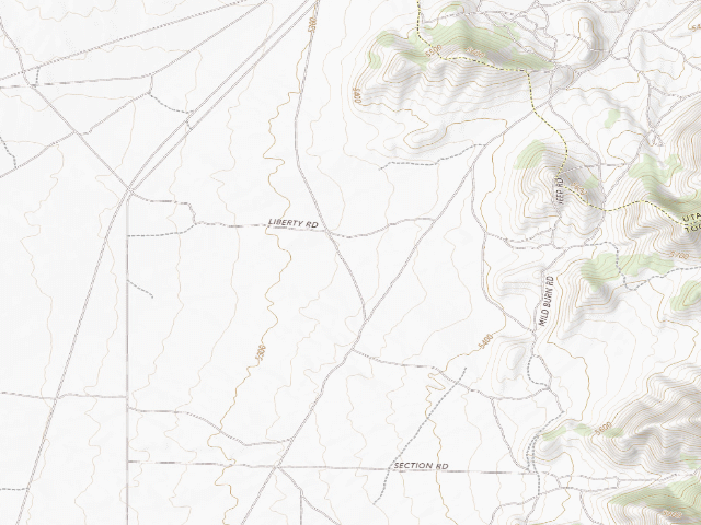 USGS topographic map of Utah Trust Land Dispersed Camping — Tooele County, UT (40.2149, -112.1807)