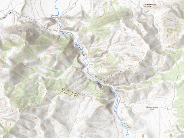 USGS topographic map of Utah Trust Land Dispersed Camping — Utah County, UT (39.9033, -111.8938)