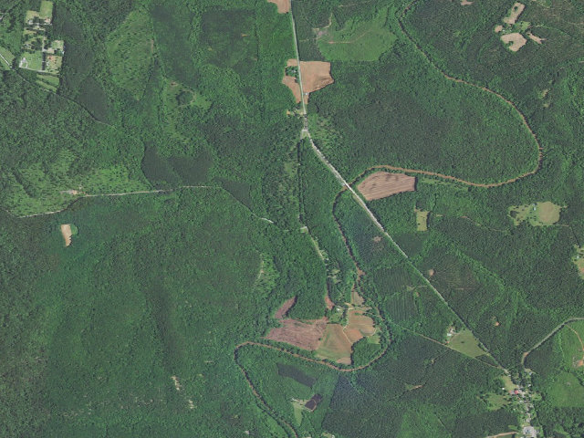 Aerial image of Uwharrie Hunt Camp