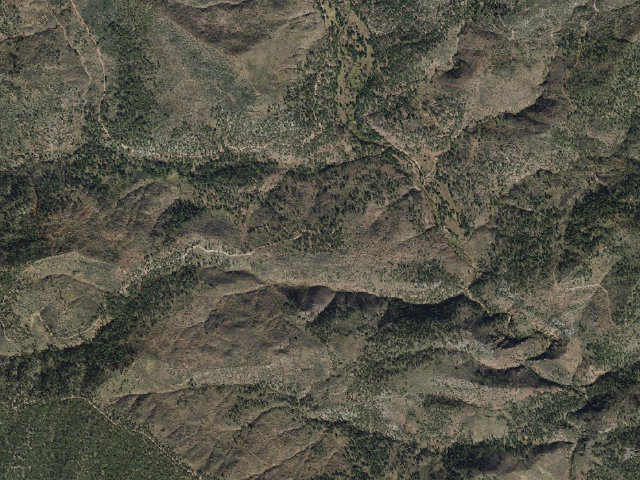Aerial image of Valentine Ridge Campground