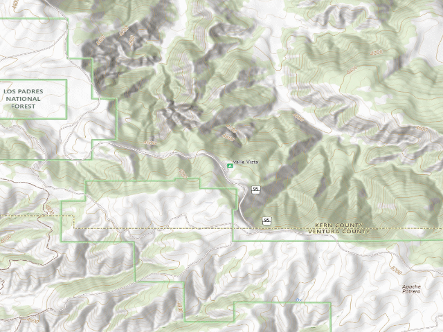 USGS topographic map of Valle Vista