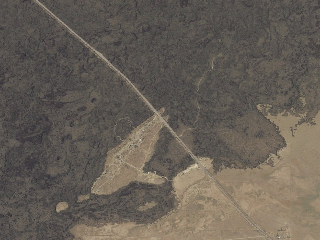 Aerial image of Valley of Fires Recreation Area