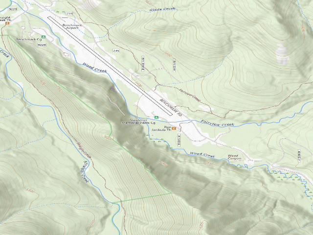 USGS topographic map of Vanderiet Memorial Pilots Cg