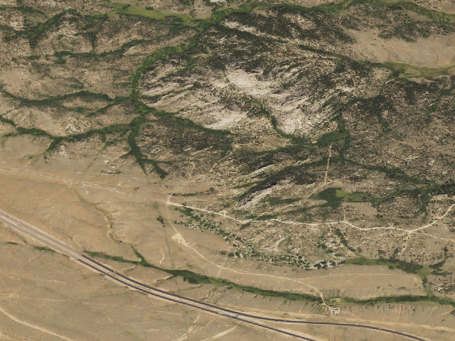 Aerial image of Vedauwoo