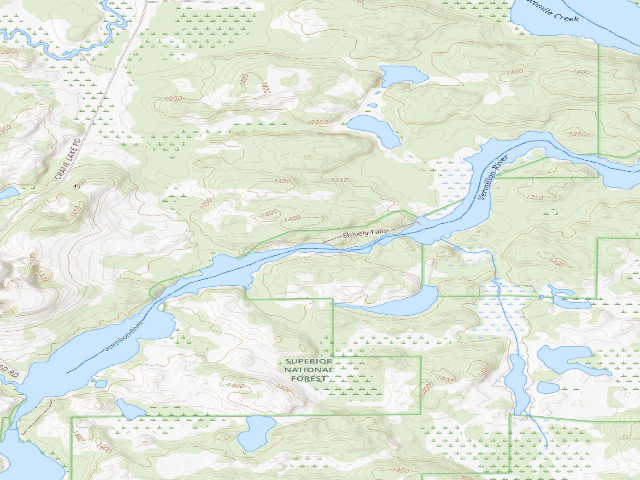 USGS topographic map of Vermilion River Site 1