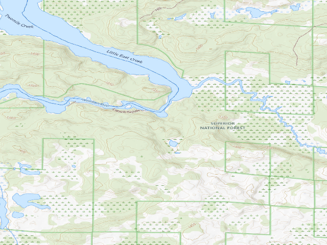USGS topographic map of Vermilion River Site 2