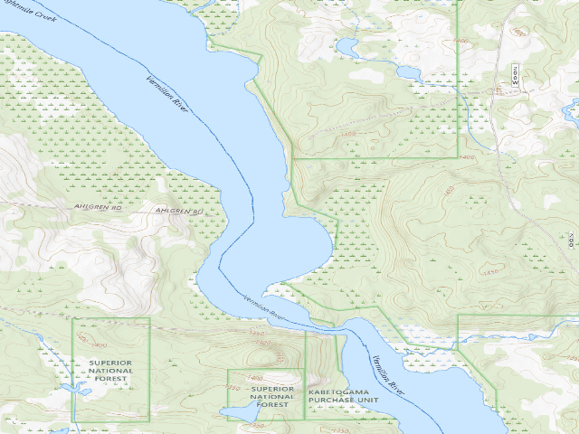 USGS topographic map of Vermilion River Site 3