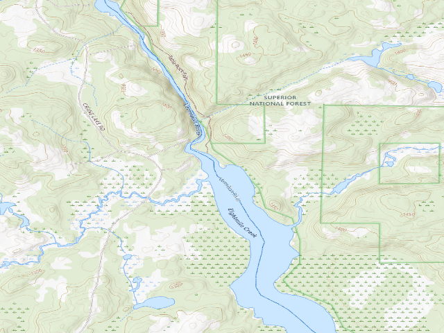 USGS topographic map of Vermilion River Site 4