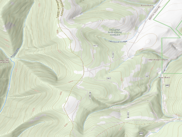 USGS topographic map of Vermont Rd 587C1 009