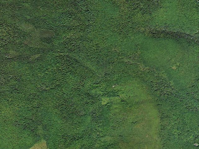 Aerial image of Vernooy Falls primitive tent site [DEC #228991] (Sundown Wild Forest)