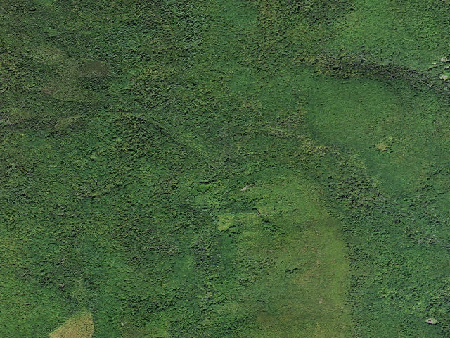 Aerial image of Vernooy Falls primitive tent site [DEC #228992] (Sundown Wild Forest)