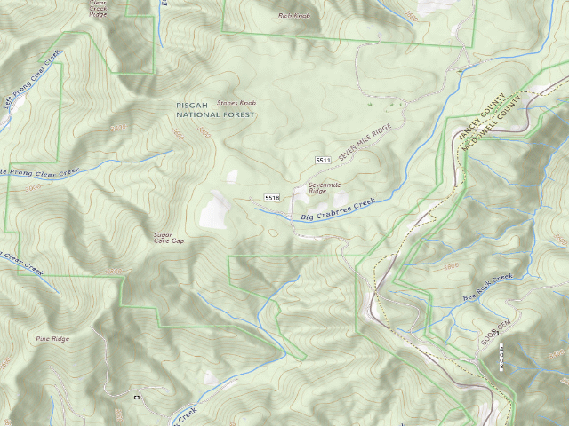 USGS topographic map of Victor Road Dispersed Camping Site 1