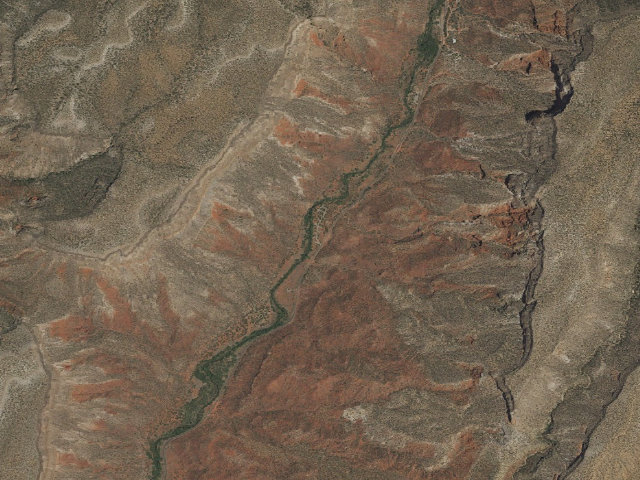 Aerial image of Vista Linda Campground