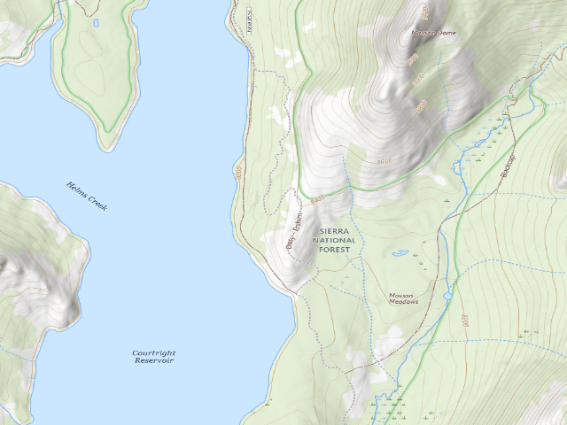 USGS topographic map of Voyager Horse Camp