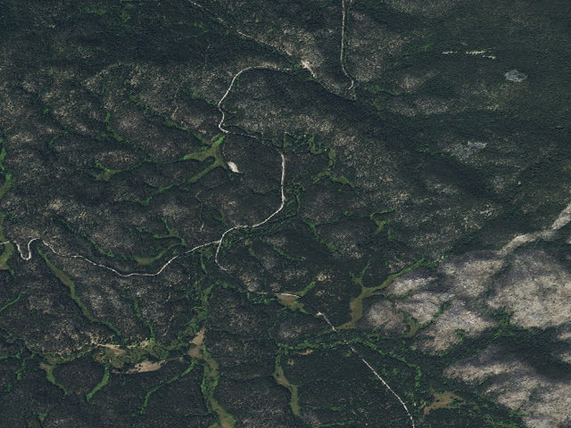 Aerial image of W Fk Rock Cr
