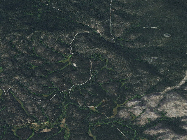 Aerial image of W Fk Rock Cr