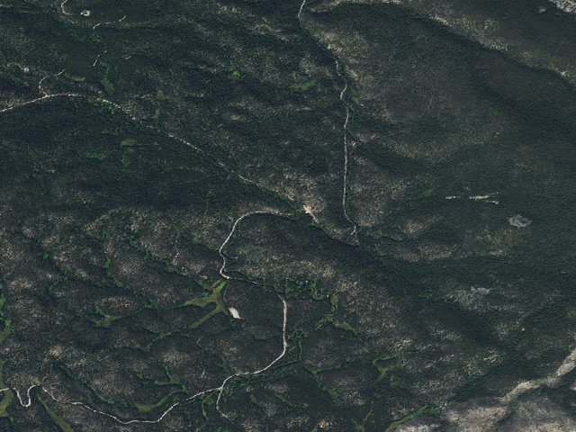 Aerial image of W Fk Rock Cr
