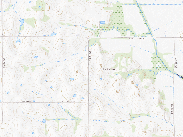 USGS topographic map of W. L. Schifferdecker Memorial Conservation Area