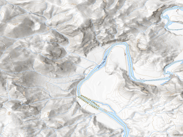 USGS topographic map of Wagner Ranch