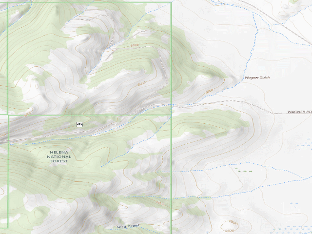 USGS topographic map of Wagner Rd 259 001