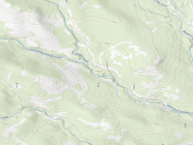 USGS topographic map of Wagon Camp