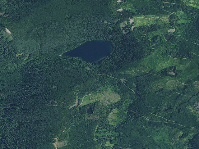 Aerial image of Wahtum Lake Campground