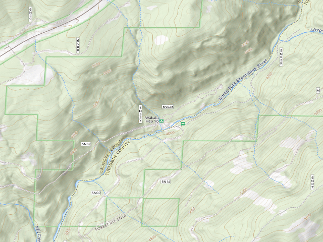 USGS topographic map of Wakalu Hep Yo