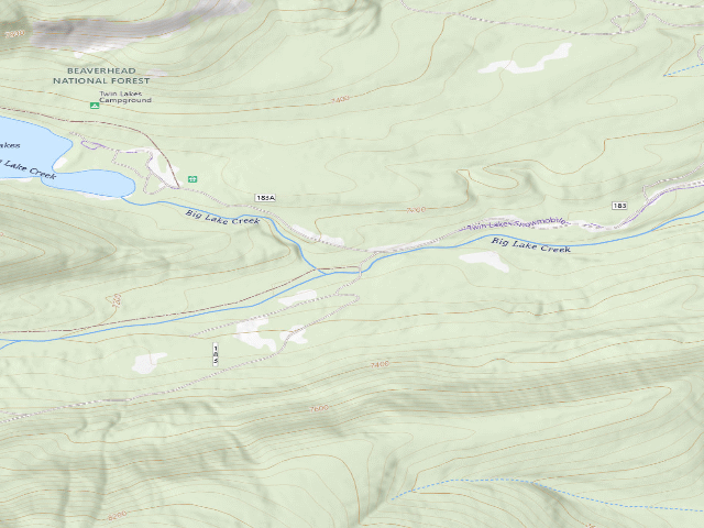 USGS topographic map of Walked
