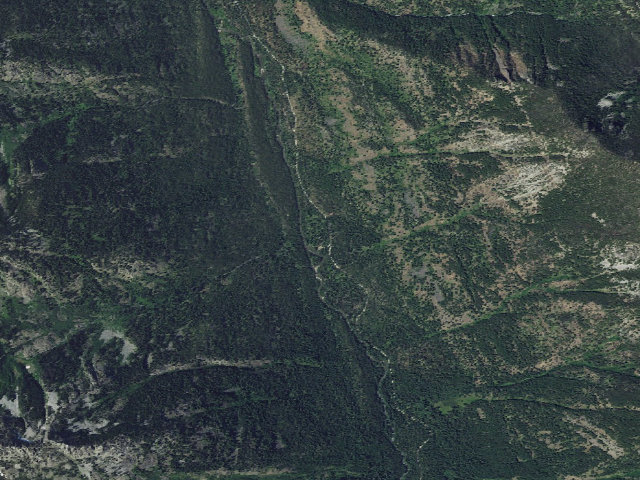 Aerial image of Walla Walla Forest Camp