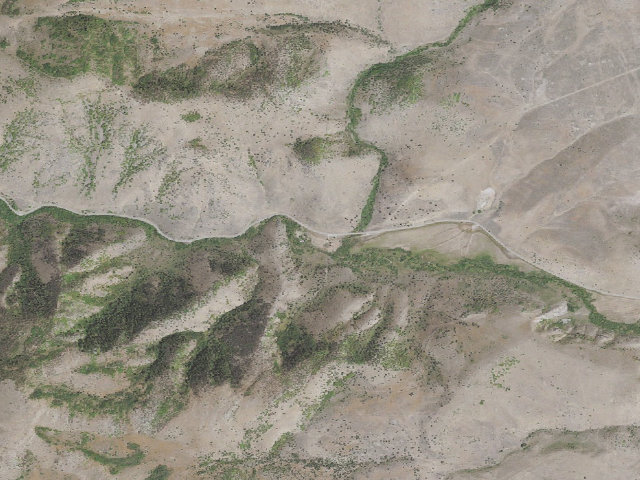 Aerial image of Wapiti Campground