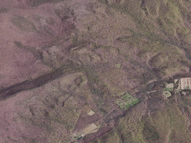 Aerial image of War Spur A.T. Shelter