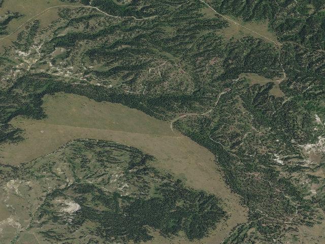 Aerial image of Ward Gulch-3111 Rd Junction