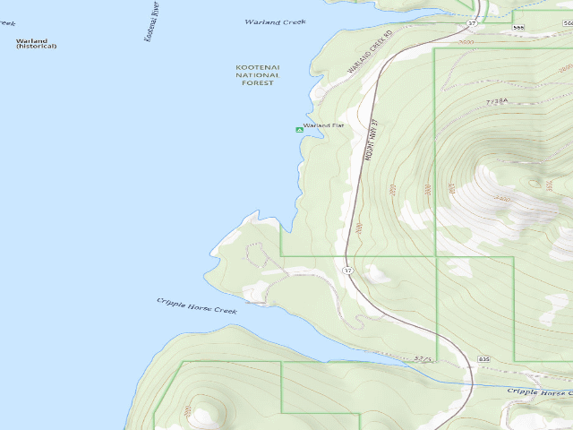 USGS topographic map of Warland Ds-Site 10