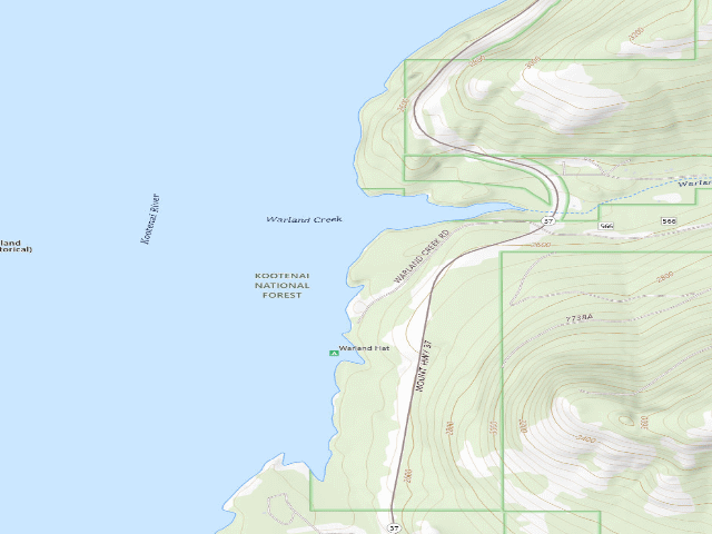 USGS topographic map of Warland Ds-Site 2