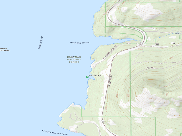 USGS topographic map of Warland Ds-Site 5