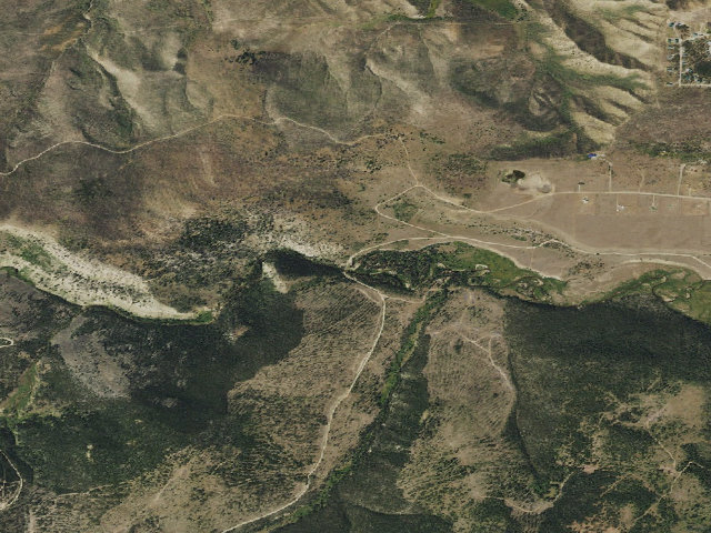 Aerial image of Warm Springs Dispersed
