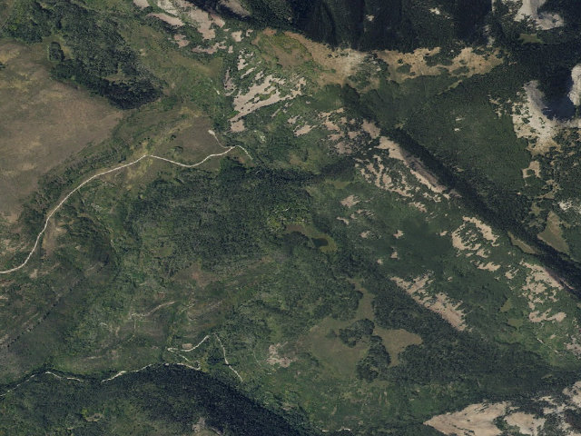Aerial image of Warner Campground
