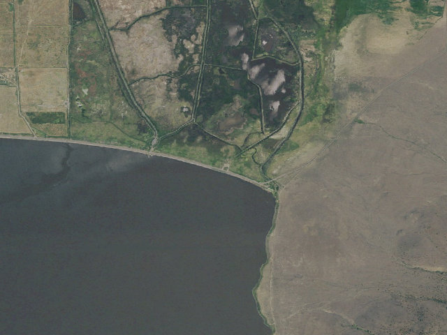Aerial image of Warner Wetlands