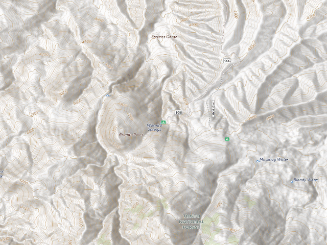 USGS topographic map of Warnica Springs
