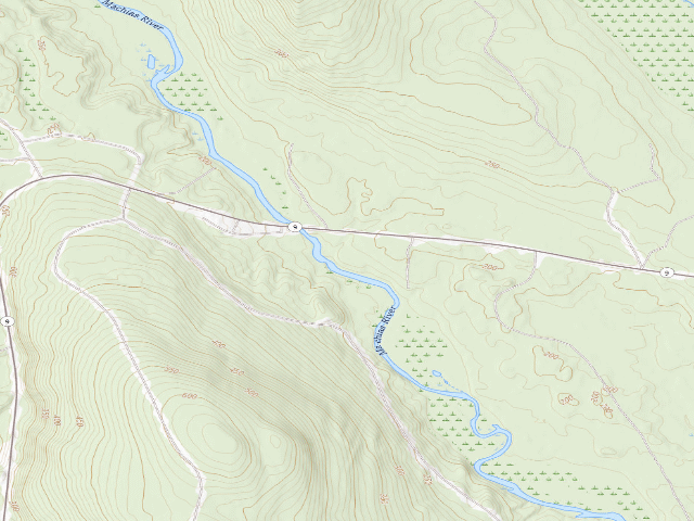 USGS topographic map of Washington County