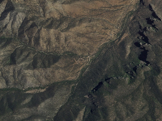 Aerial image of Water Canyon Group Campground